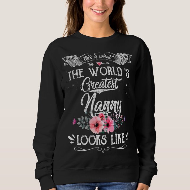 Det här är Världsmästare Nanny. T Shirt (Framsida)
