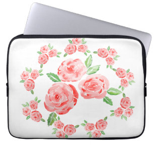 Det här är vattenfärgen elegant ro laptop fodral
