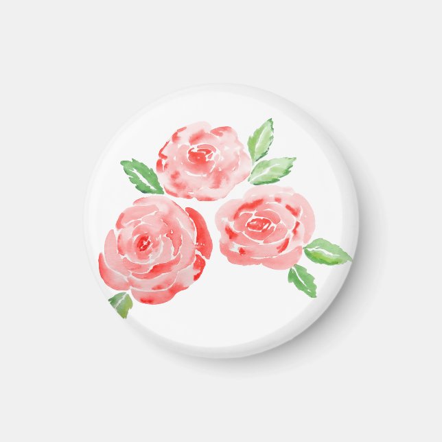 Det här är vattenfärgselegant magnet (Framsidan)