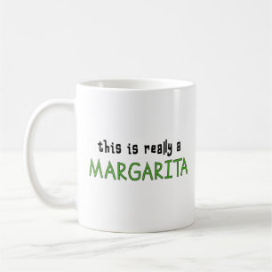 Det här är Verkligen Margarita Tequila Cocktail Kaffemugg