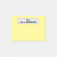 Det här är VIKTIGT (Gult)