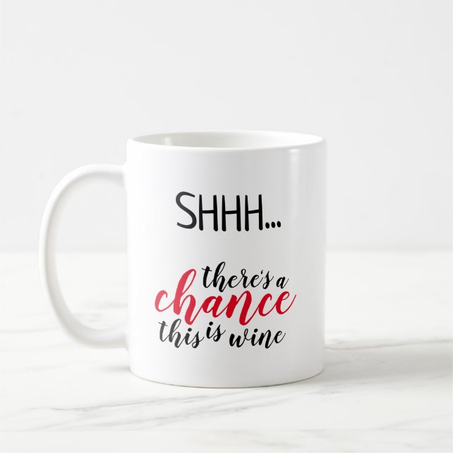 Det här är vin lustiga. kaffemugg (Vänster)