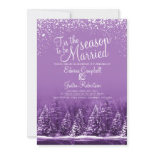 Det här är vinterbröllopet lila gräs sjö