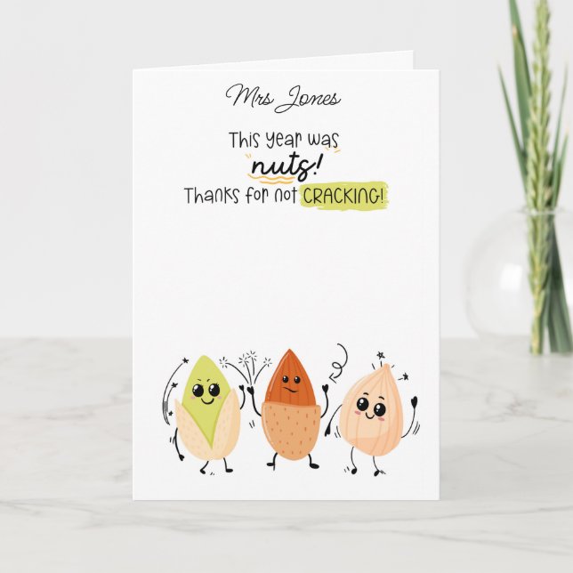 Det här året var Nöt Lachers gift-kupong Kort (Framsida)