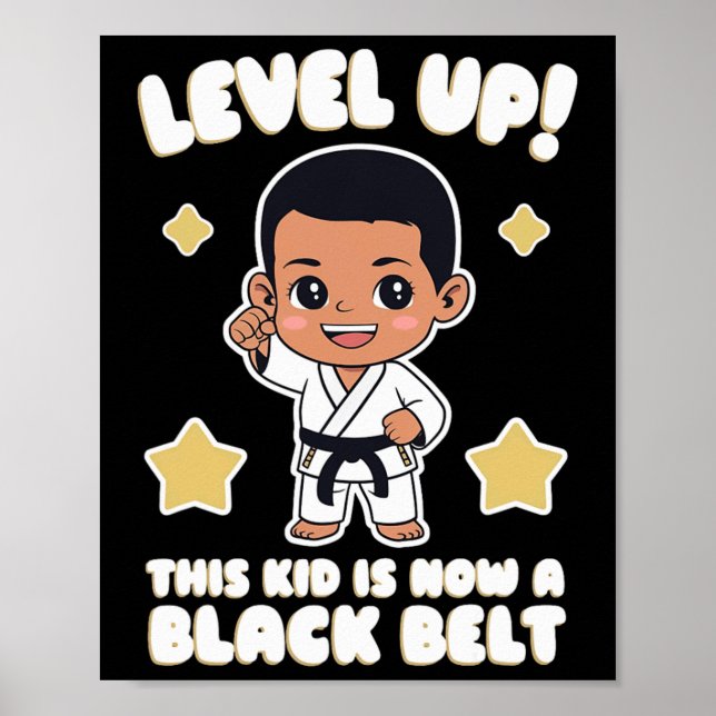 Det här barnet är nu svart bälte Karate Hapkido Ut Poster (Framsidan)