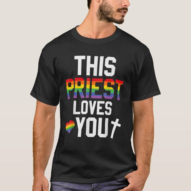 Det här bästa Kärleken du proklamerar hbt-Pridet R T Shirt (Framsida)