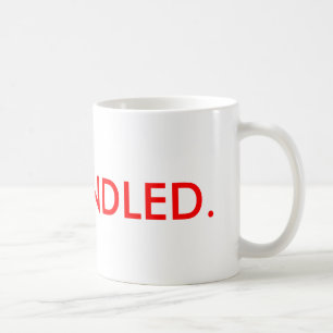 Det har behandlat muggen kaffemugg