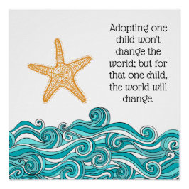 Det har betydelse för den här stjärnfisken perfect poster