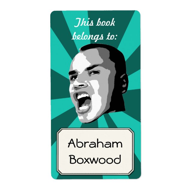 Det här Bok-Tillhöret skickas till anpassad namnåt Fraktsedel (Framsidan)