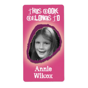 Det här Bok-Tillhöret till anpassad namnflicka Fraktsedel