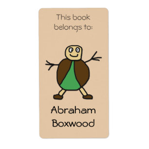 Det här Bok-Tillhöret till Stick figurer med eget  Fraktsedel