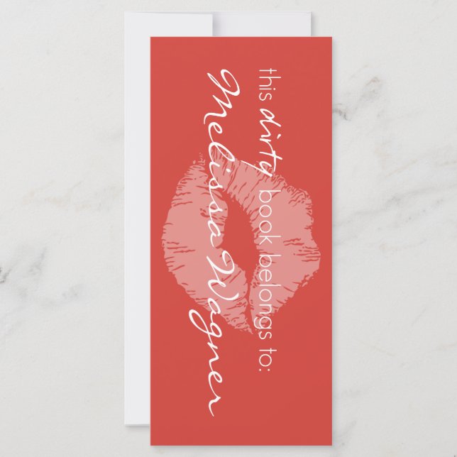 Det här Dirty Bok-Tillhöret till bokmärke (Framsida)