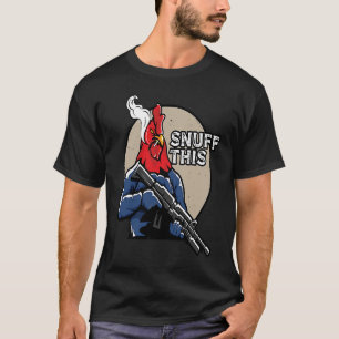 Det här djuret sägs i Tupp T Shirt