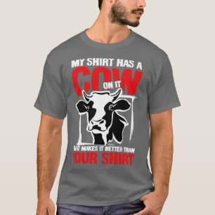 Det har en kopia på jordbrukarens djurbidrag t shirt