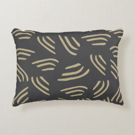 Det här Gråttet med dekorfärg för Neutralt blinkar Prydnadskudde