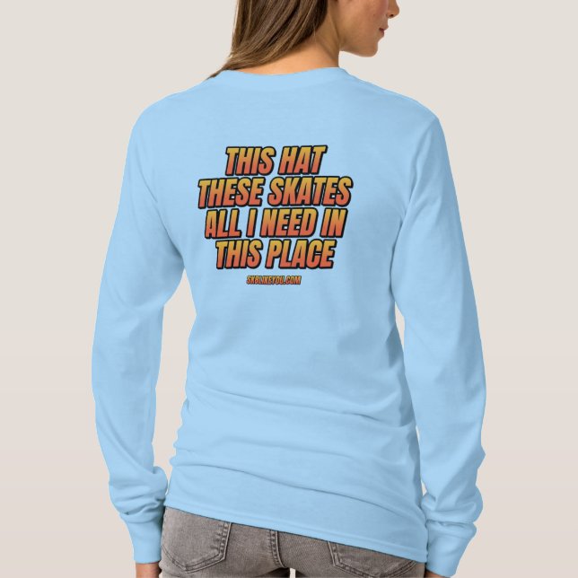 Det här Hat & de här skalen - skifferalternativ T Shirt (Baksida)