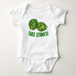 Det här hör ihop! Stinky Grönt Brussels Sprouts Ve T Shirt