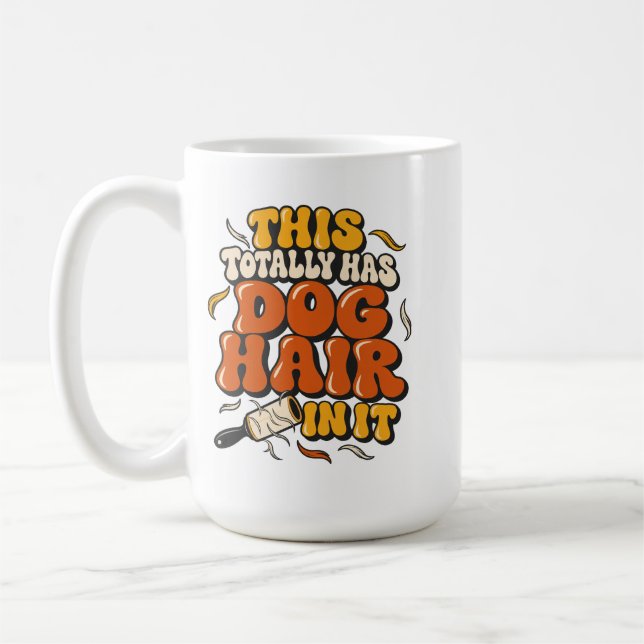 Det här innehåller definitivt hundhår kaffemugg (Vänster)