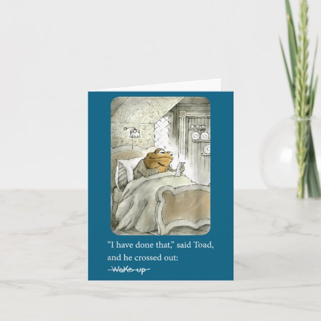 Det har jag gjort sa padda och han strök över vakn kort (Framsida)