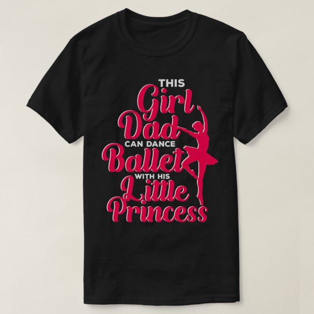 Det här kan dansa Ballet T Shirt (Design framsida)
