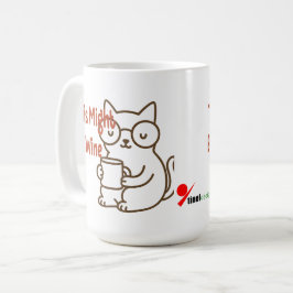 Det här kanske är vin – Kattmugg Edition Kaffemugg