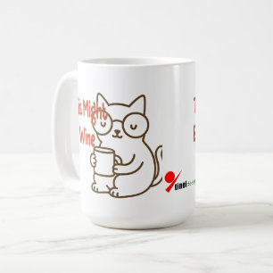 Det här kanske är vin – Kattmugg Edition Kaffemugg