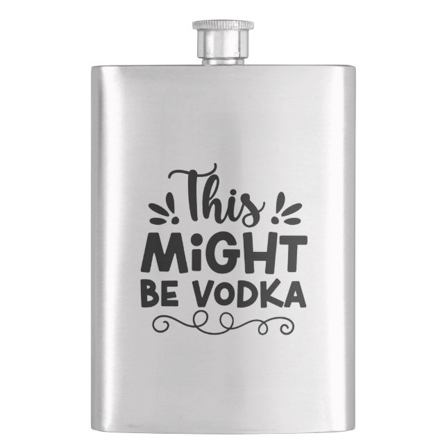 Det här kanske är vodka fickplunta (Framsidan)