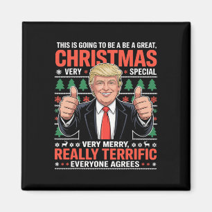 Det här kommer att bli en fantastisk jul Trump ful Magnet