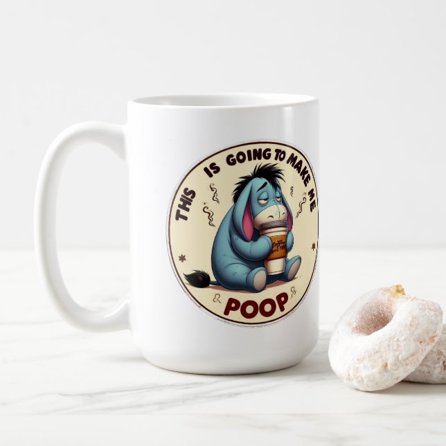 "Det här kommer att göra mig stygg" Kaffemugg (Med munk)