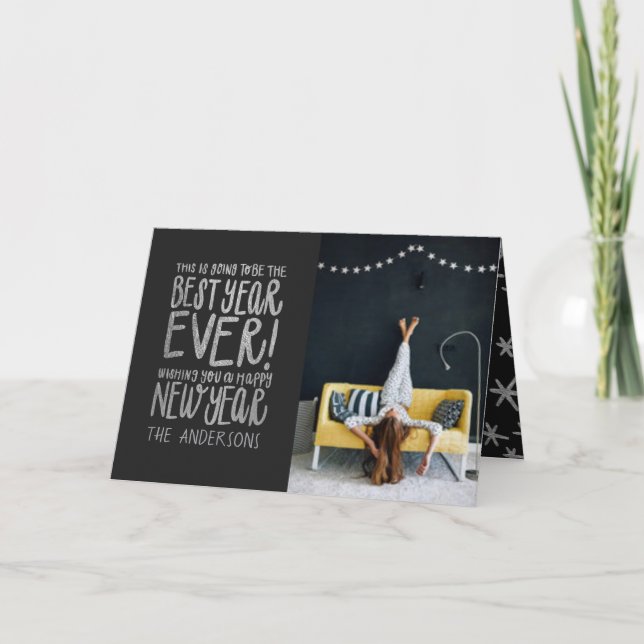 DET HÄR KOMMER ATT VARA DET BÄSTA ÅRET NÅGONSIN! S HELGKORT (Framsida)