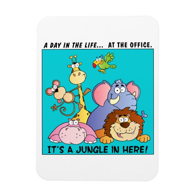 Det här kontoret är en Jungle Magnet (Vertikal)