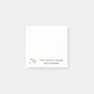 Det här kontoret orsakar Meltdowns futtiga citat  Post-it Block