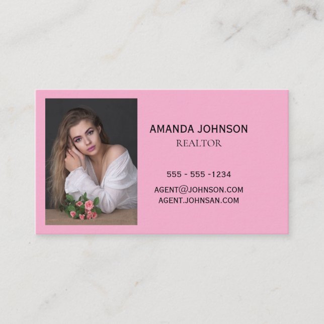 Det här kortet blandar professionalism med ett dra visitkort (Framsida)