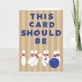 Det här kortet ska vara Höger upp i din Alley Bowl Kort