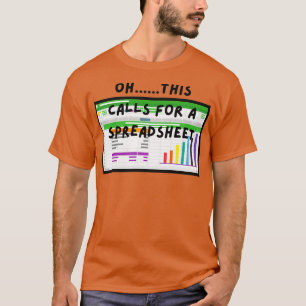 Det här kräver ett kalkylblad 2 t shirt