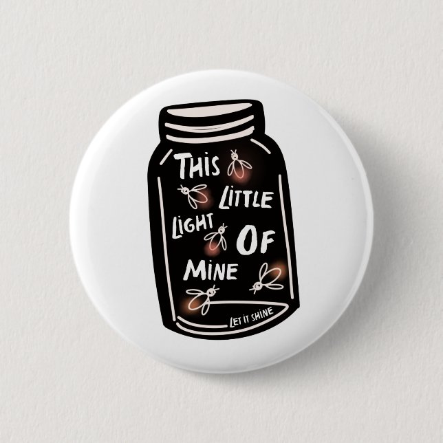 Det här lilla ljuset från min kristna knapp (Framsida)