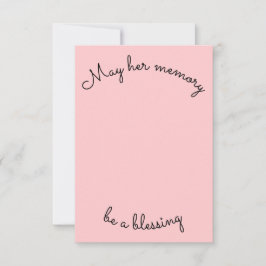 Det här minnet kan vara ett välsignande symbolkort tack kort