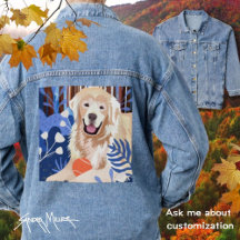 DET HÄR MYCKET ÄR SANT snyggt-denim för Golden Ret