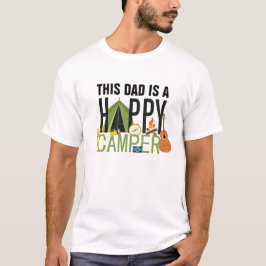 Det här PAPPA är en LYCKLIG-CAMPER-funny CAMPING T Shirt