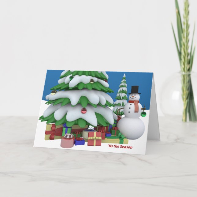 "Det här säsong-Helgdag-kortet Helgkort (Framsida)