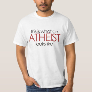 Det här ser ut som en ateist tee shirt