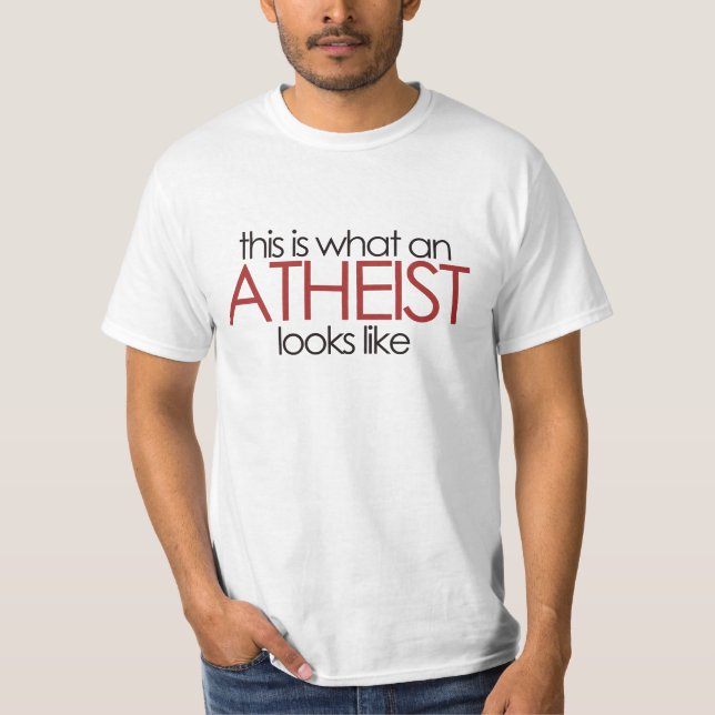 Det här ser ut som en ateist tee shirt (Framsida)