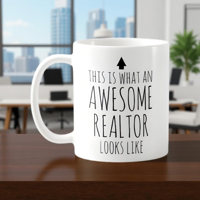 Det här ser ut som en Fantastisk Realtor. Kaffemugg (Skapare uppladdad)