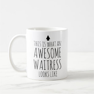 Det här ser ut som en Fantastisk Waitress Kaffemugg