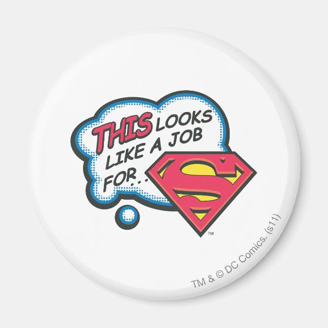 Det här ser ut som ett jobb för Superman Magnet (Framsidan)