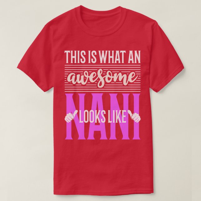 Det här ser ut som Fantastisk Nani T Shirt (Design framsida)