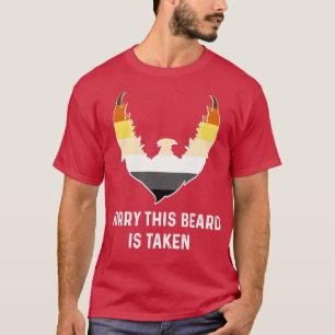 Det här skägget tas av Bear Brotherown Flagga Fu T Shirt