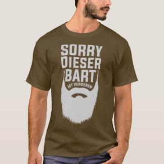Det här skägget tas Hipster lustigt skägg 1 T Shirt