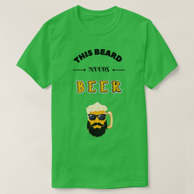 Det här skägret behöver vara 1 t shirt (Design framsida)