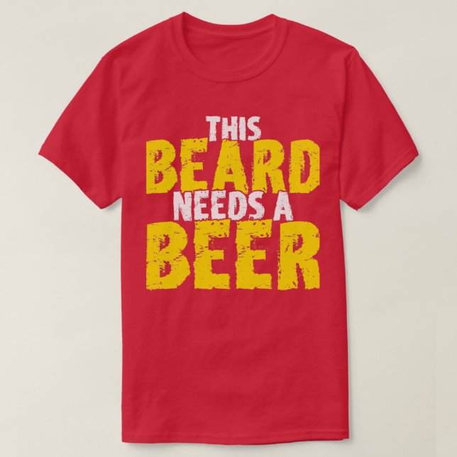 Det här skägret behöver vara 2 t shirt (Design framsida)